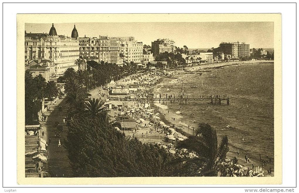 CARTOLINA   - CANNES  - PANORAMA   - VIAGGIATA NEL 1915 - Cannes