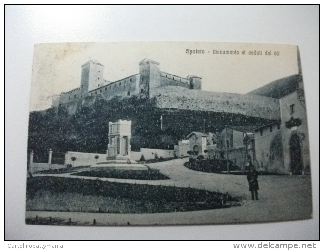 SPOLETO MONUMENTO AI CADUTI DEL 60 PICCOLO FORMATO UMBRIA - Monumentos A Los Caídos