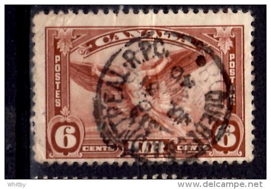 Canada 1935 6 Cent Airmail Issue #c5.  Que-Montrel RPO Cancel - Luftpost