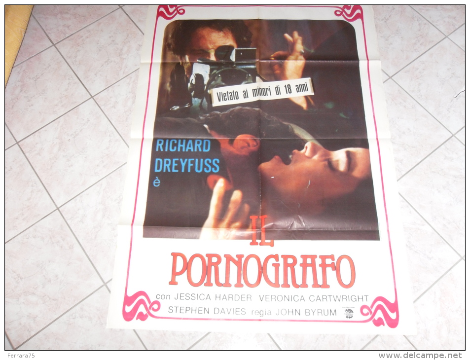 MANIFESTO EROTICO IL PORNOGRAFO RICHARD DREYFUSS - Manifesti & Poster