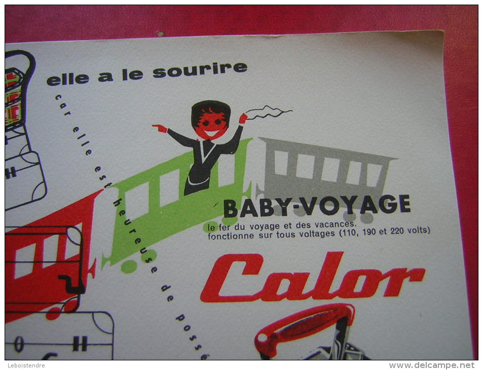 BUVARD N° 2 BABY VOYAGE CALOR  ELLE A LE SOURIRE - C