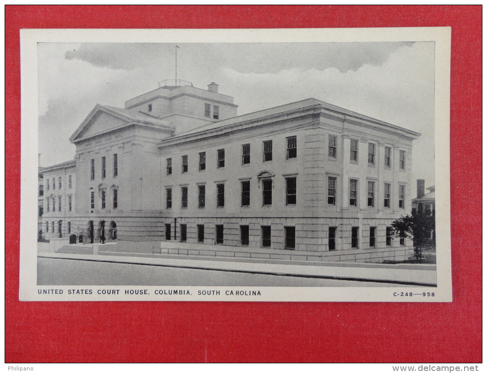 - South Carolina > Columbia  US Court House    Not Mailed----ref 1062 - Columbia