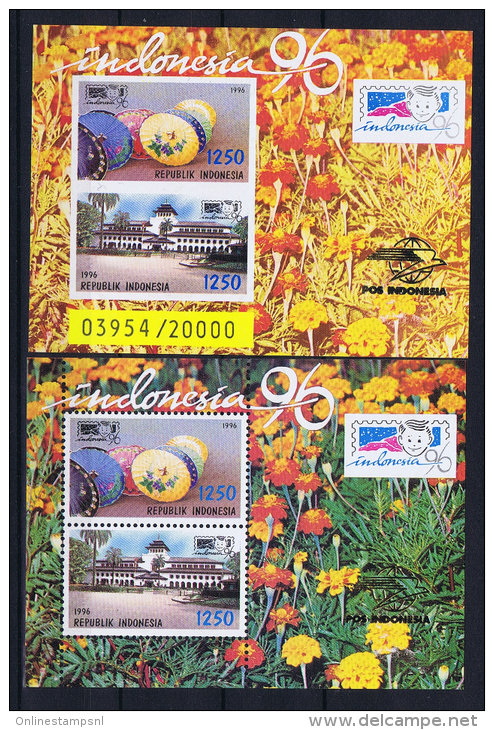 Indonesia, 1996 Blocks 106 A + B   MNH/** - Indonesien