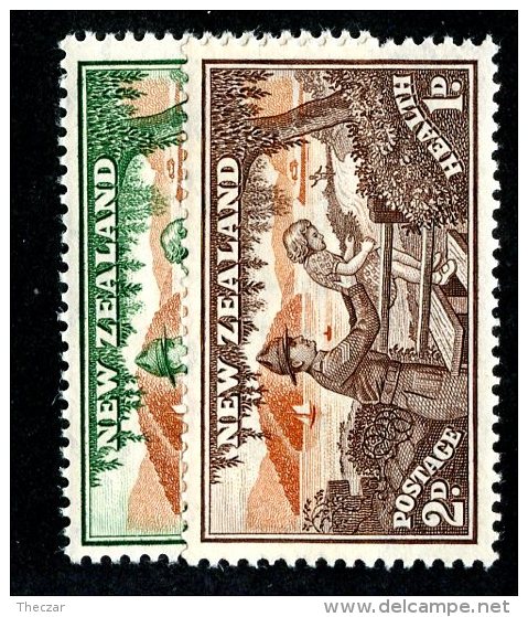 861x)  New Zealand 1946- SG # 678/79   M*  Catalogue £ .30 - Neufs