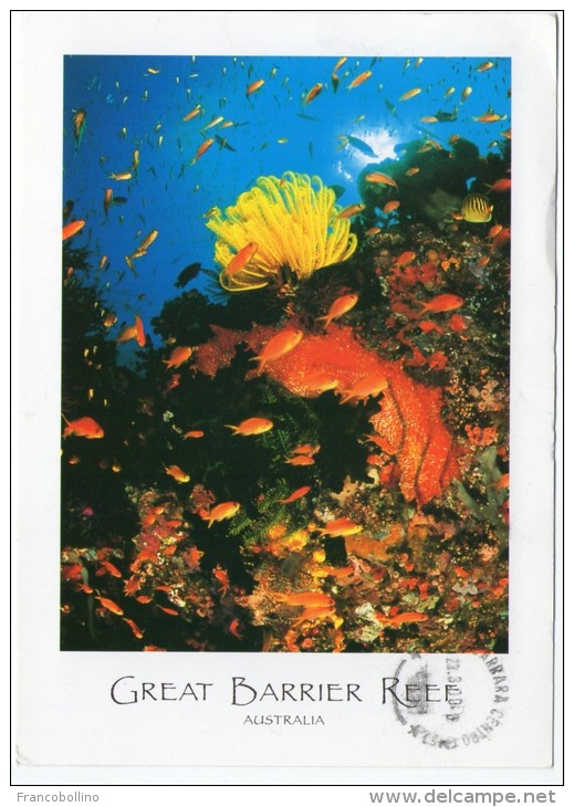 AUSTRALIA/QLD. GREAT BARRIER REEF - TROPICAL FISH / THEMATIC STAMP-BUTTERFLY - Great Barrier Reef