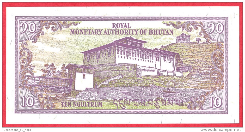 Bhutan - 10 Ngultrum UNC / Papier Monnaie - Bhutan - Bhutan