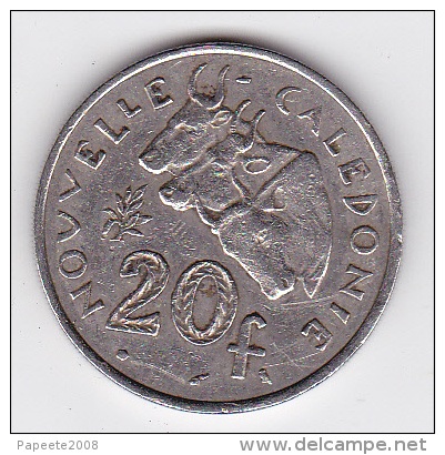 Nouvelle Calédonie - Pièce De 20 FCFP / 1972 - "avec Un Défaut" - Rare - Nueva Caledonia