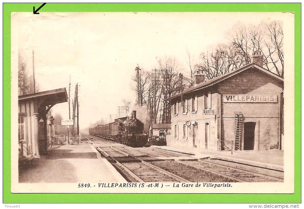 77 - JC - VILLEPARISIS - La Gare De Villeparisis (Train, Locomotive) - Villeparisis