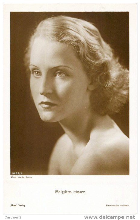 BRIGITTE HELM ACTRICE THEATRE CINEMA VEDETTE ACTOR - Actores