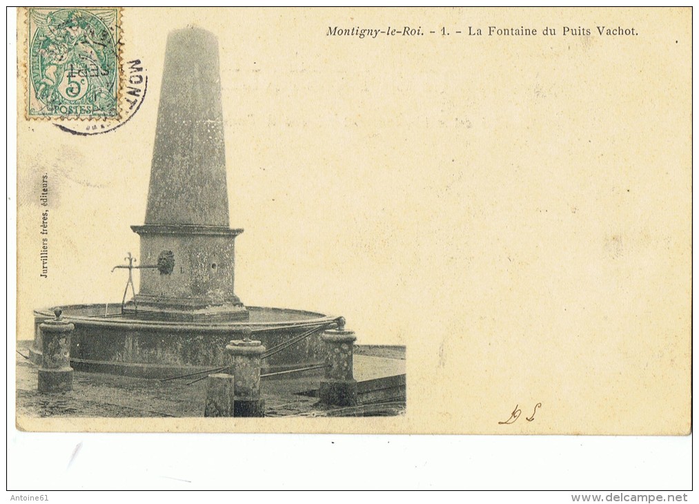 MONTIGNY-le-ROI --La Fontaine Du Puits  Vachot - Montigny Le Roi