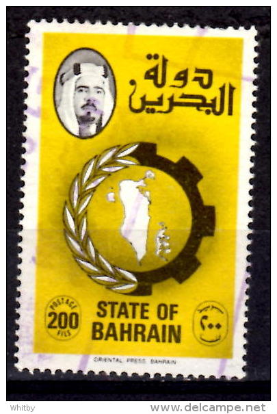 Bahrain 1976 200f Map Of Bahrain Issue #234 - Bahrein (1965-...)