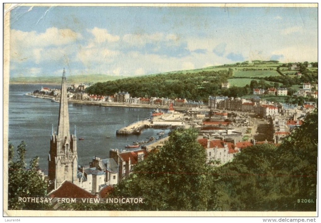 (909) UK Very Old Postcard - Carte Ancienne Ecosse - Isle Of Bute - Rothesay - Bute