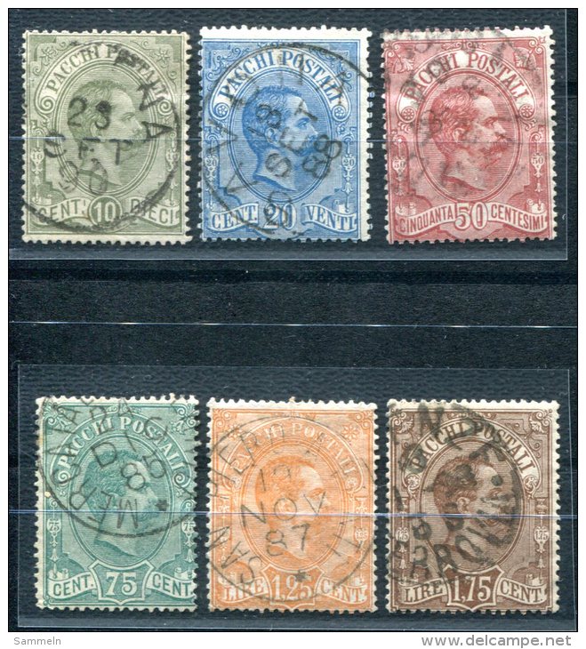 1741 - ITALIEN, Mi.Nr. Paket 1-6, Gestempelt - ITALY, Used Package Set - Colis-postaux