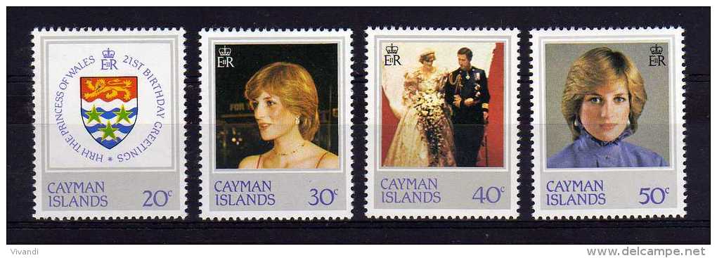 Cayman Islands - 1982 - 21st Birthday Of Princess Of Wales - MNH - Iles Caïmans