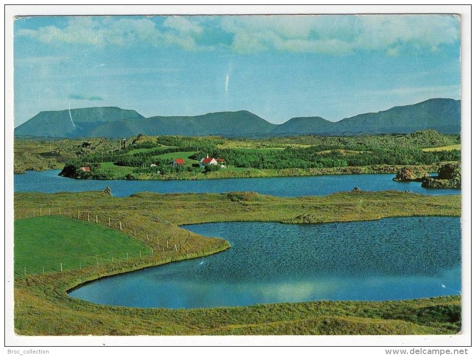 Forbjerget Höfoi I Myvatn, Nordisland, Island, Solarfilma N° 224, Scan Recto-verso - Islanda