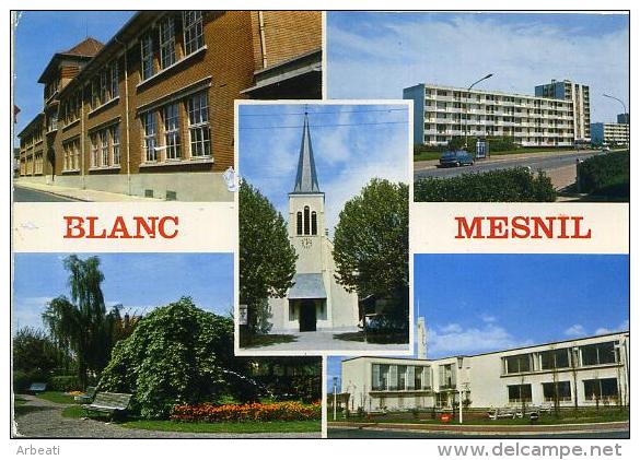 93 BLANC-MESNIL ++ Ecole J. Ferry-Av. Des Cosmonautes-Hôtel De Ville-Jardin Public-Eglise ++ - Le Blanc-Mesnil