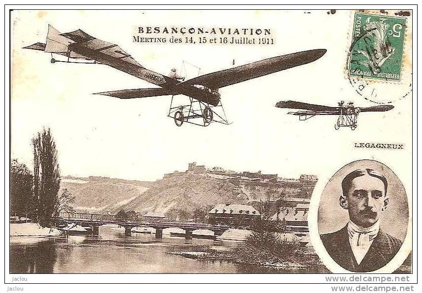 BESANCON AVIATION MEETING DU 14-15-16 JUILLET 1911,A VOIR !! ,PORTRAIT REF 13010 - Demonstraties