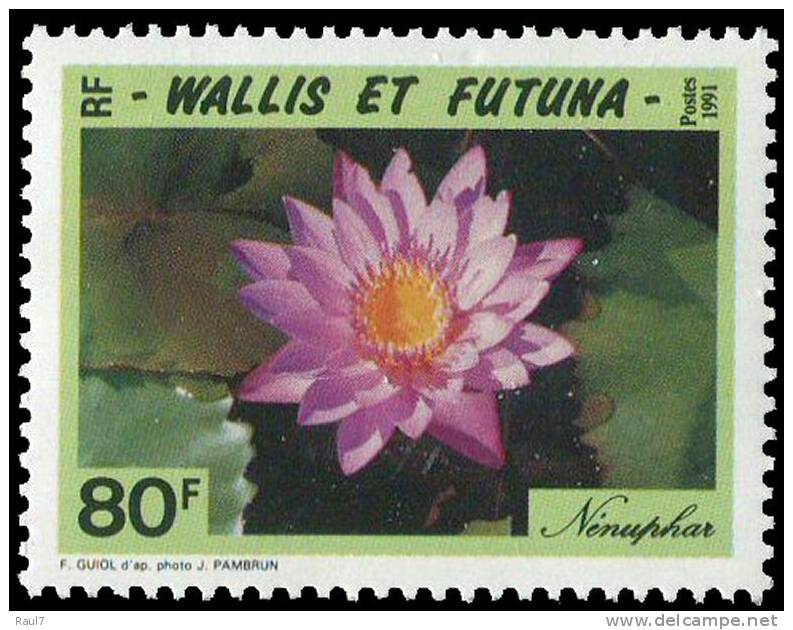 Wallis Et Futuna 1991 - Fleurs De Wallis - 3v Neufs // Mnh - Nuevos