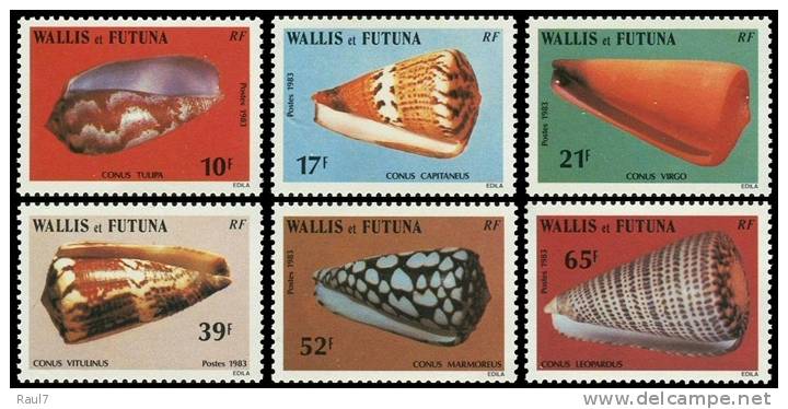 Wallis Et Futuna 1983 - Faune Marine, Coquillages - 6v Neufs // Mnh - Neufs