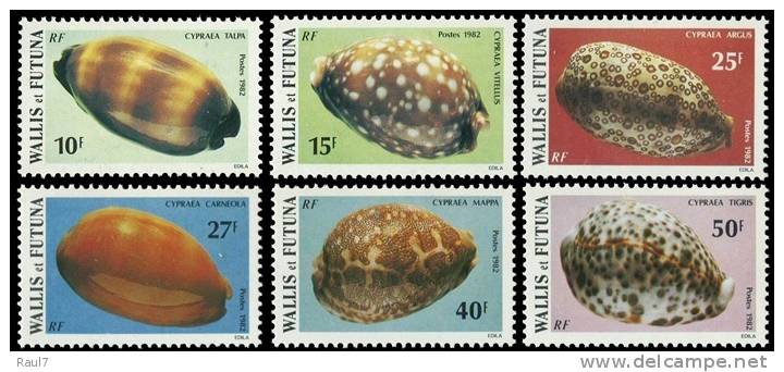 Wallis Et Futuna 1982 - Faune Marine, Coquillages - 6v Neufs // Mnh - Neufs