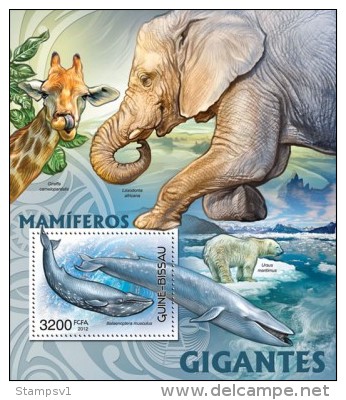 Guinea Bissau. 2012 Giant Mammals. (514b) - Baleines