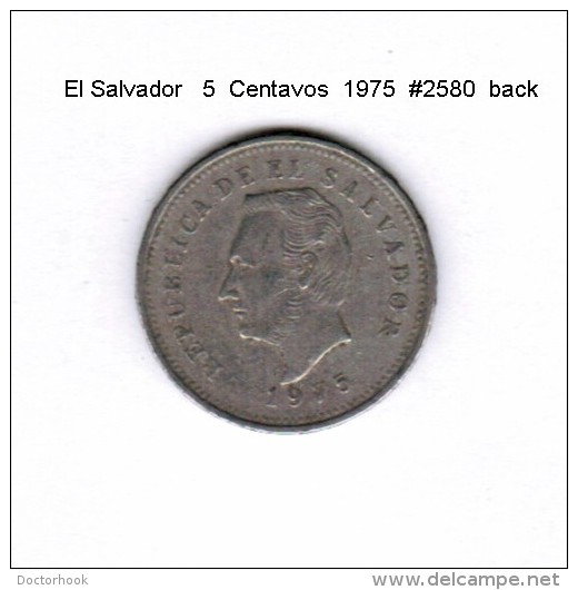 EL SALVADOR    5  CENTAVOS  1975   (KM # 149) - Salvador