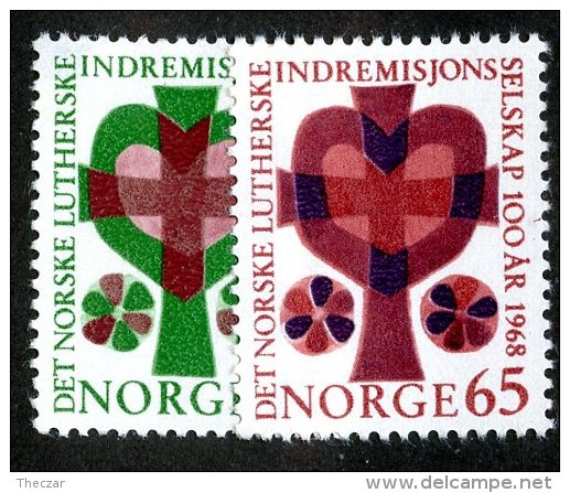 1041x)  Norway 1968- Sc # 517/18    Mnh**  ( Catalogue $3.90 ) - Nuevos