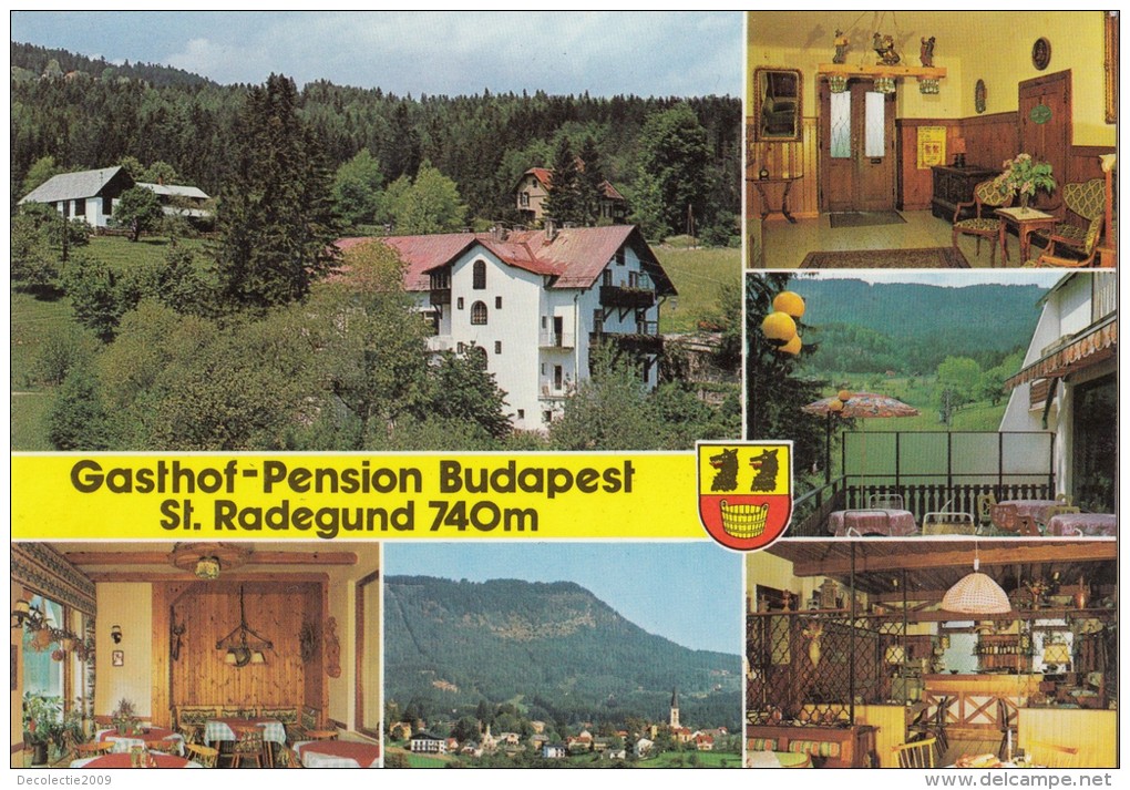 ZS49908 Gasthof Pension Budapest  St Radegund  Restaurant   2 Scans - St. Radegund