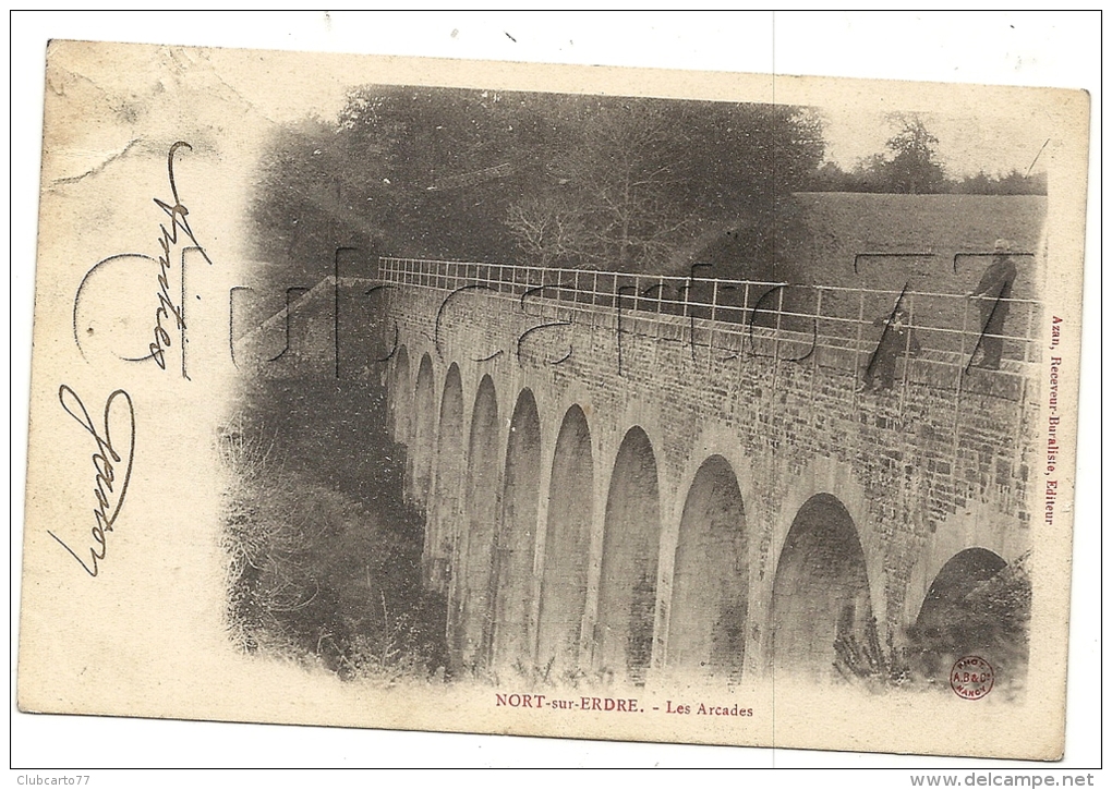 Nort-sur-Erdre (44) : Les Arcades En 1903 (animé). - Nort Sur Erdre