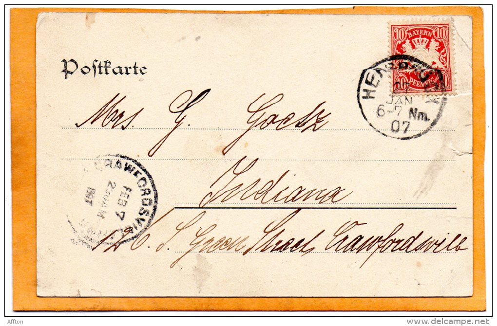 Gruss Aus Hersbruck 1900 Postcard - Hersbruck