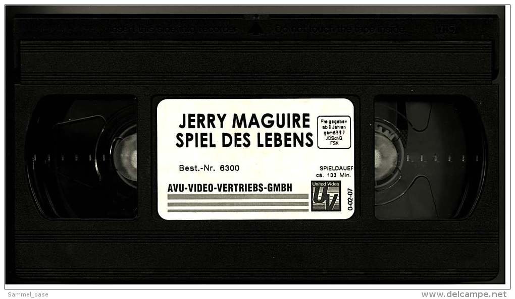 VHS Video Komödie ,  Jerry Maguire - Spiel Des Lebens   -  Von 1998 - Romantique