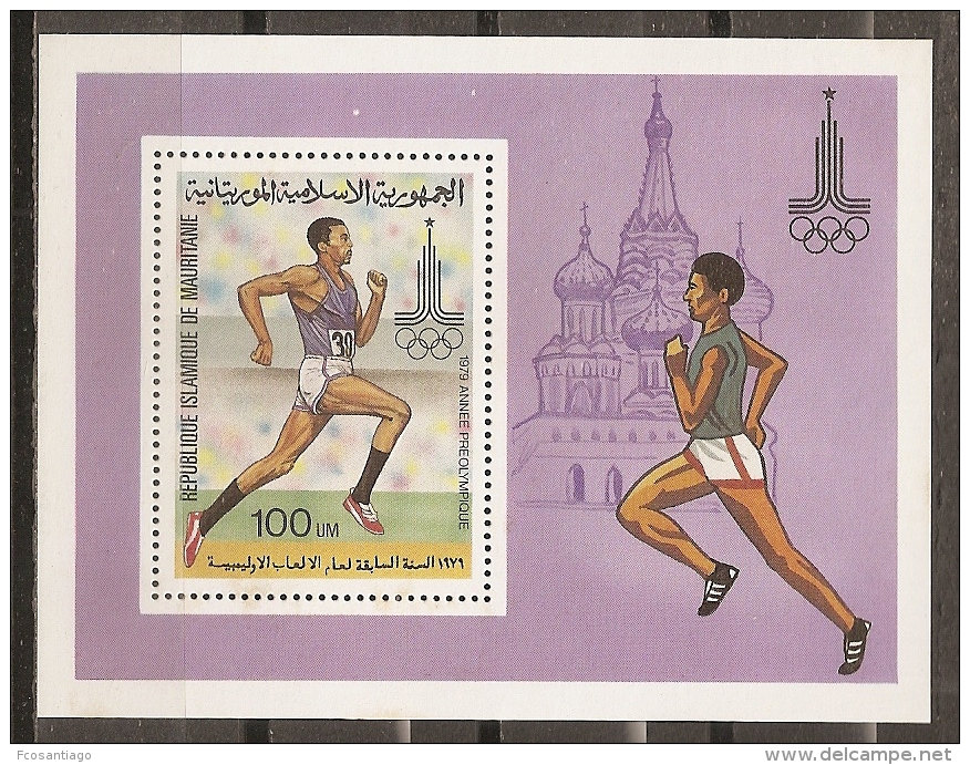 JUEGOS OLÍMPICOS - MAURITANIA 1979 - Yvert #H25 - MNH ** - Otros & Sin Clasificación