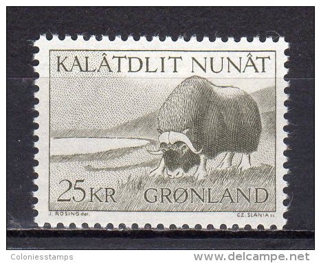 (SA0618) GREENLAND, 1969 (Musk Ox). Mi # 74. MNH** Stamp - Neufs