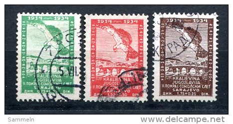 1834 - JUGOSLAWIEN - Mi.Nr. 272-274 Gestempelt, SPORT - YUGOSLAVIA, Used Set - Gebraucht