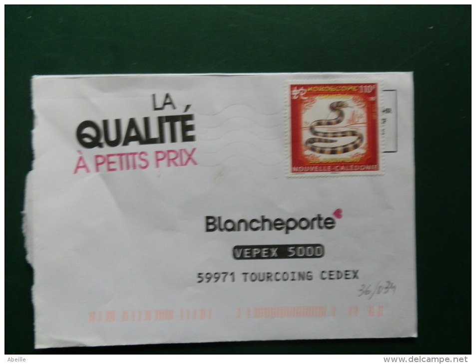 36/034    LETTRE  NOUVELLE CALEDONIE - Cartas & Documentos