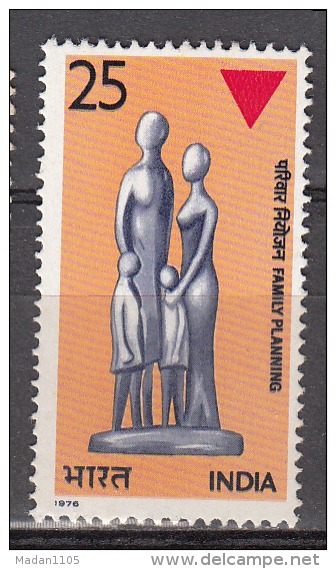 INDIA, 1976, Family Planning, Health, Birth Control, MNH, (**) - Neufs