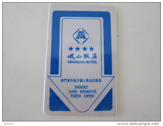 China Hotel Key Card, Minshan Hotel - Non Classificati