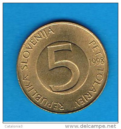 ESLOVENIA - 5 Tolar 1998 - Eslovenia