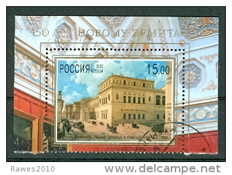 Russland 2002 Mi. 965 Gest. Mit Blockteil Block 43 Gest. Ermitage St. Petersburg - Usados