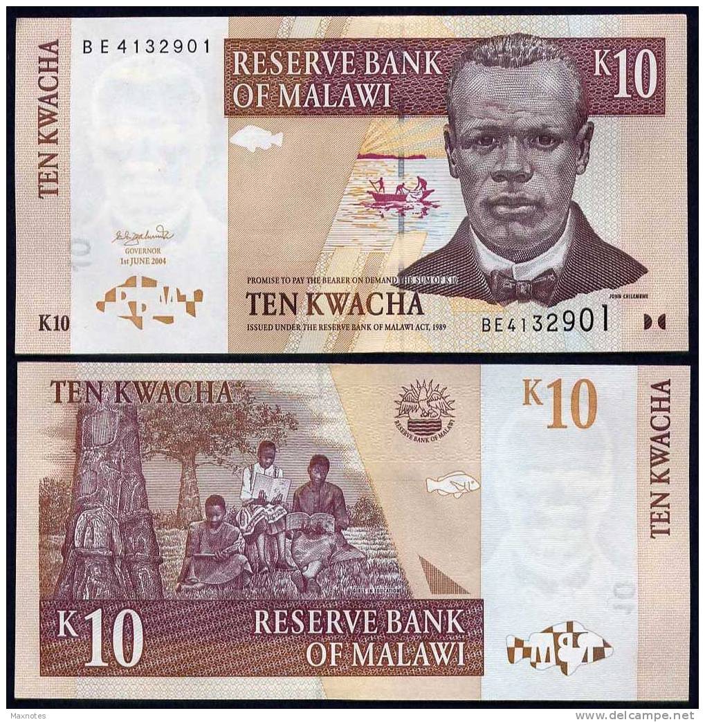 MALAWI  : Banconota 10  Kwacha - P43 - FDS - Malawi
