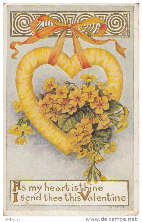 As My Heart Is Thine, I Send Thee This Valentine - Valentinstag