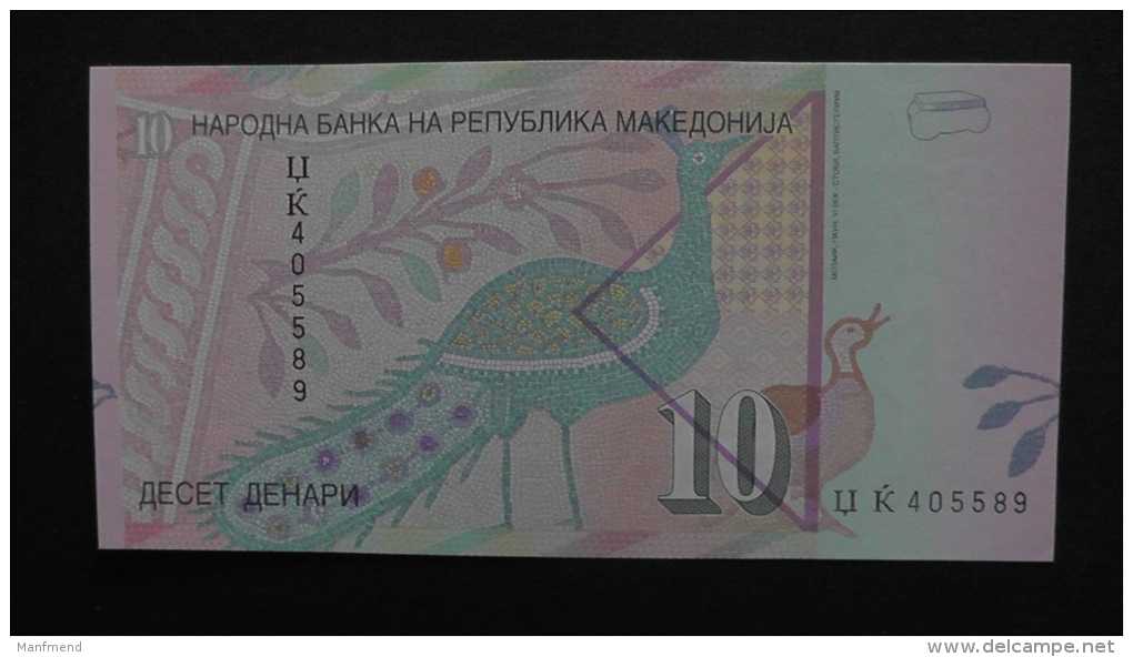 Macedonia - 10 Dinari - 2006 - P 14f - Unc - Look Scan - Nordmazedonien