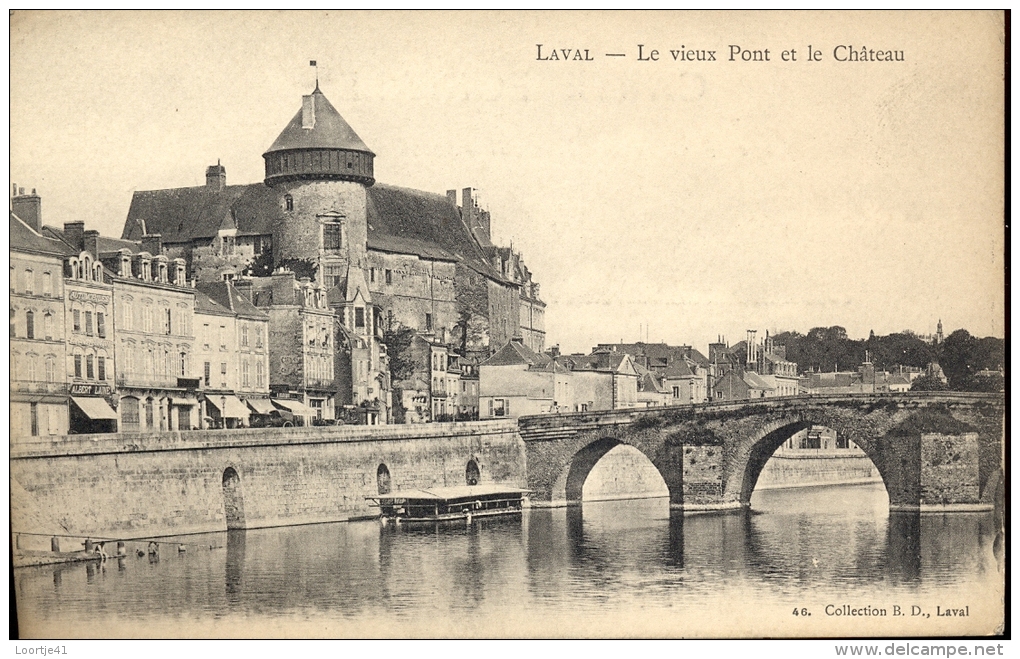 CP Laval - Le Vieux Pont Et Le Chateau - Laval