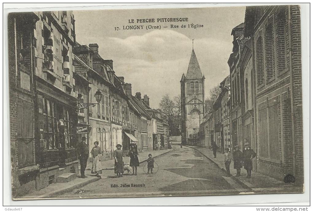 LONGNY (61) - CPA - RUE DE L´EGLISE - Longny Au Perche