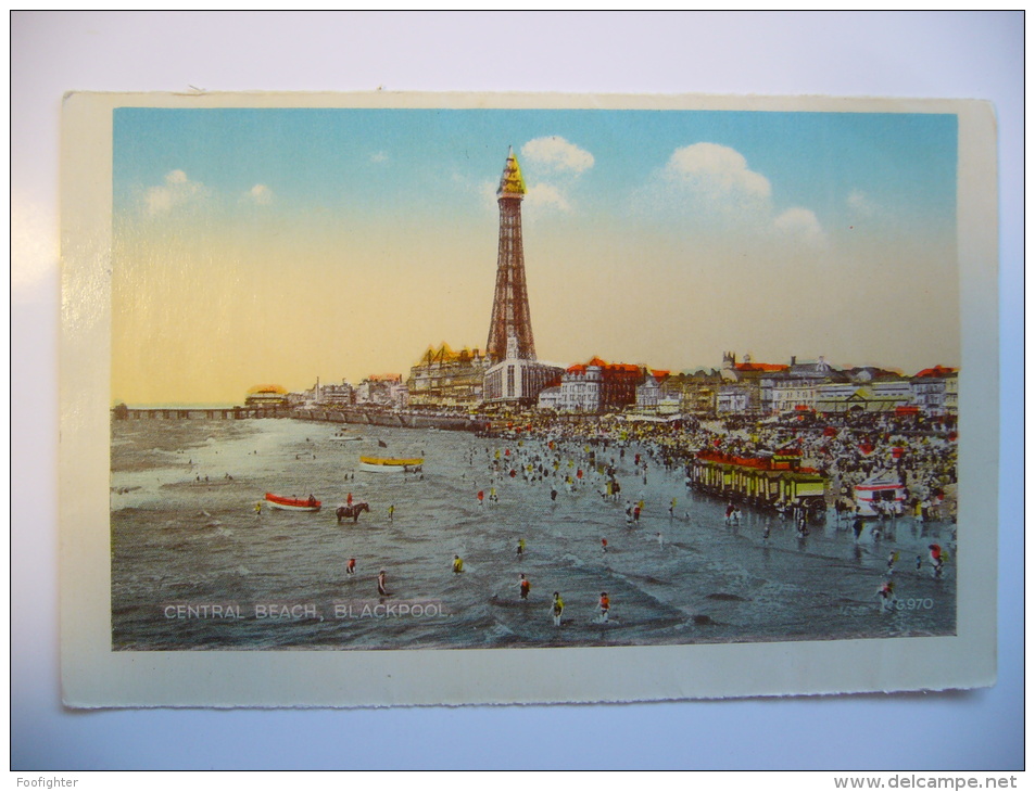 Blackpool: Two Old Letter Card  From Leporello Valentine´s Series - Blackpool