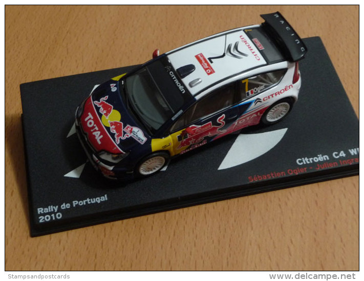 Citroën C4 WRC Rallye Du Portugal 2010 Sébastien Ogier Julien Ingrassia Altaya Portugal 1:43 - Rallye