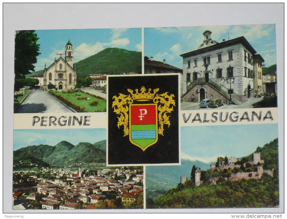 TRENTO - Pergine Valsugana - Quattro Vedute - 1979 - Stemma Araldico - Trento