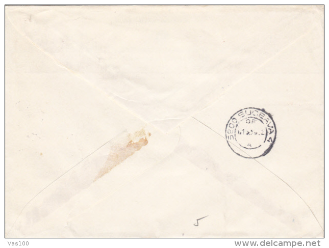 AMOUNT 4.00, BUCHAREST, MINISTERY, MACHINE STAMPS ON COVER, 1990, ROMANIA - Franking Machines (EMA)