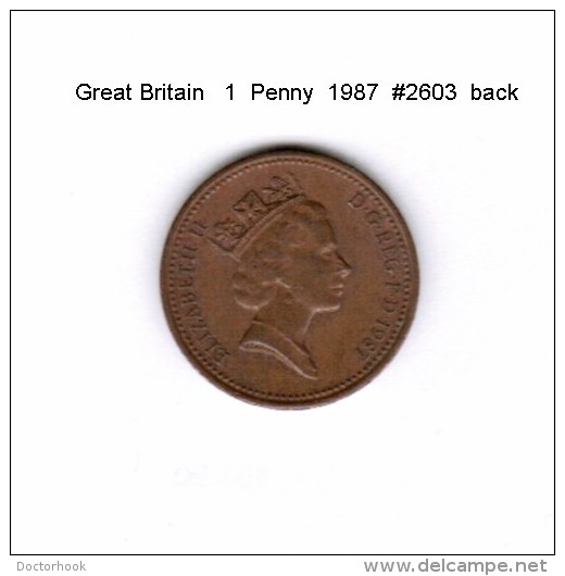 GREAT BRITAIN    1  PENNY  1987   (KM # 935) - 1 Penny & 1 New Penny