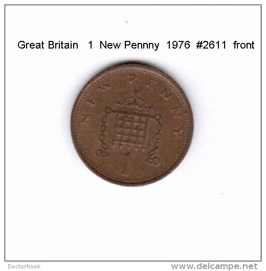 GREAT BRITAIN    1  NEW PENNY  1976   (KM # 915) - 1 Penny & 1 New Penny